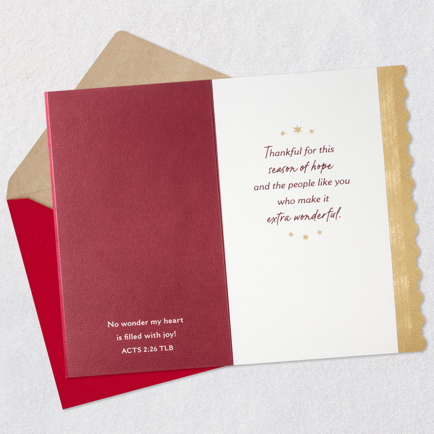 My Heart Is Filled With Joy Religious Christmas Card for only USD 5.99 | Hallmark