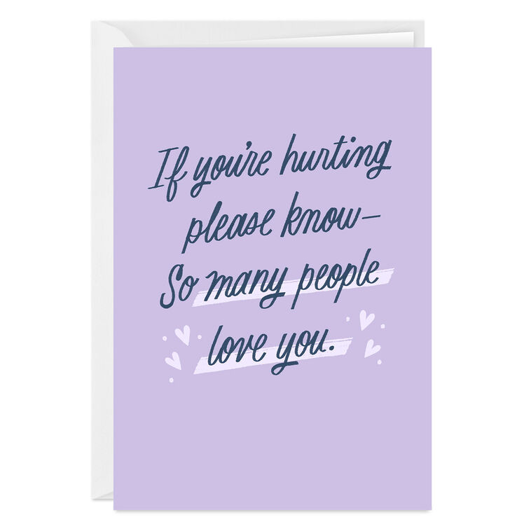 So Many People Love You Custom Support Card