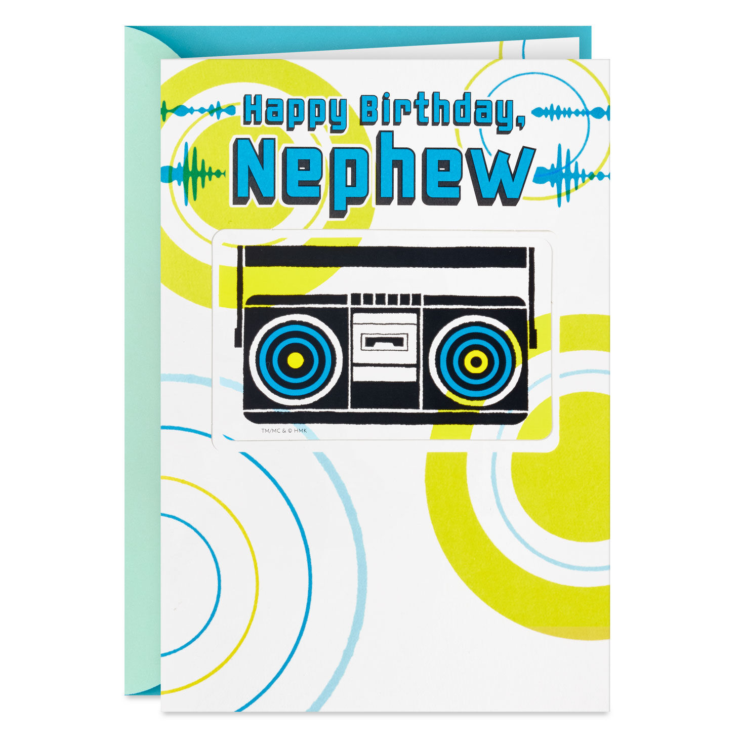 You Add a Happy Vibe Birthday Card for Nephew With Decal
