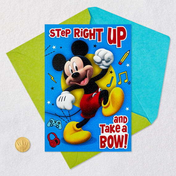 Disney Mickey Mouse Smarty Pants Preschool Graduation Card, , large image number 5