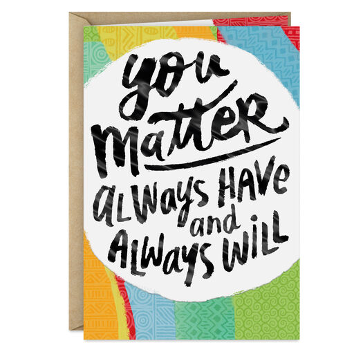 Your Blackness Shines Inspirational Card, 