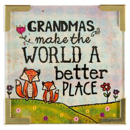 Natural Life Corner Magnet Grandmas Make the World Better, Natural Life Corner Magnet Grandmas Make the World Better, , large