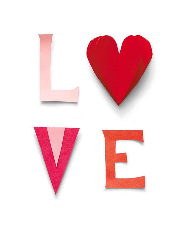 Love You Love Us Valentine's Day Card