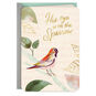 His Eye Is on the Sparrow Sympathy Card, , large image number 1