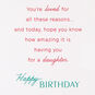 Loved for So Many Reasons Birthday Card for Daughter, , large image number 3