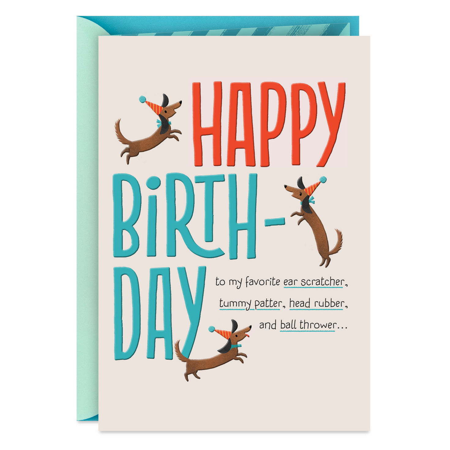 To My Favorite Ear Scratcher Birthday Card From Dog for only USD 4.59 | Hallmark