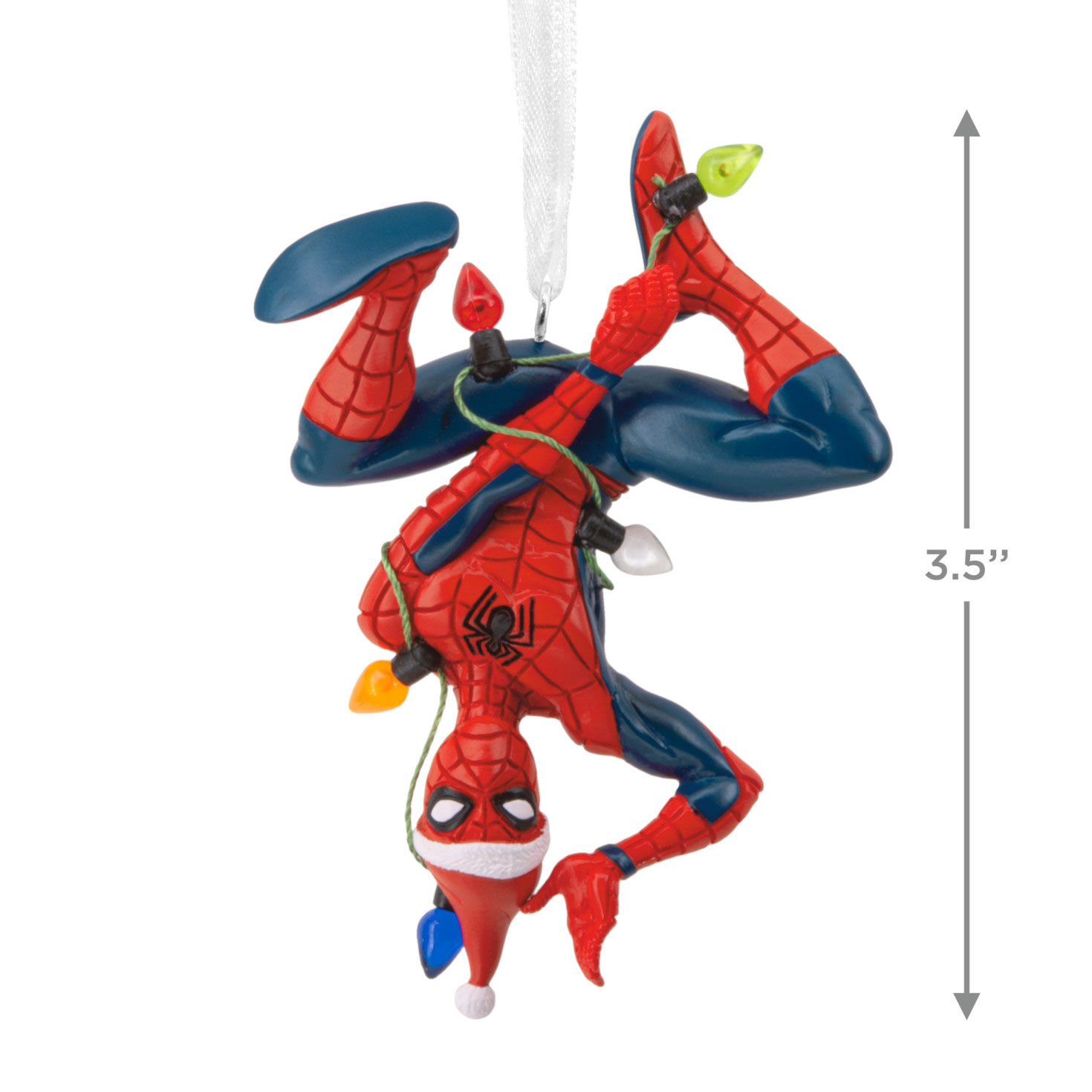 Marvel Spider-Man Hanging From Lights Hallmark Ornament for only USD 11.49 | Hallmark