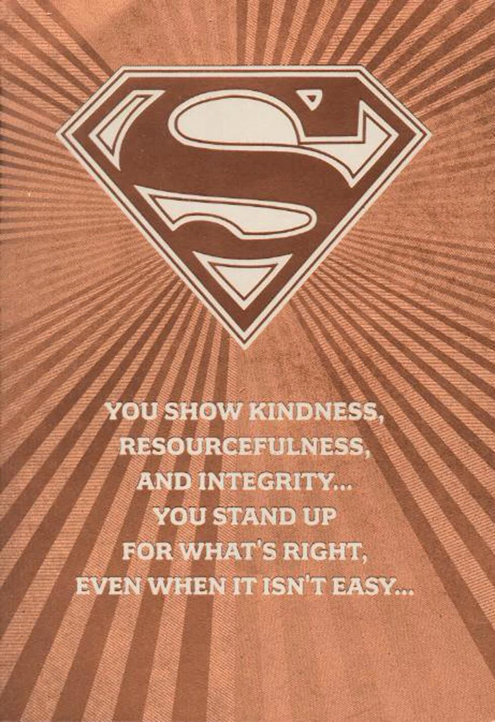 Super Hero Without a Cape Boss's Day Card