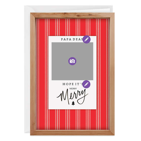 Personalized Very Merry Christmas Photo Card, , large image number 6
