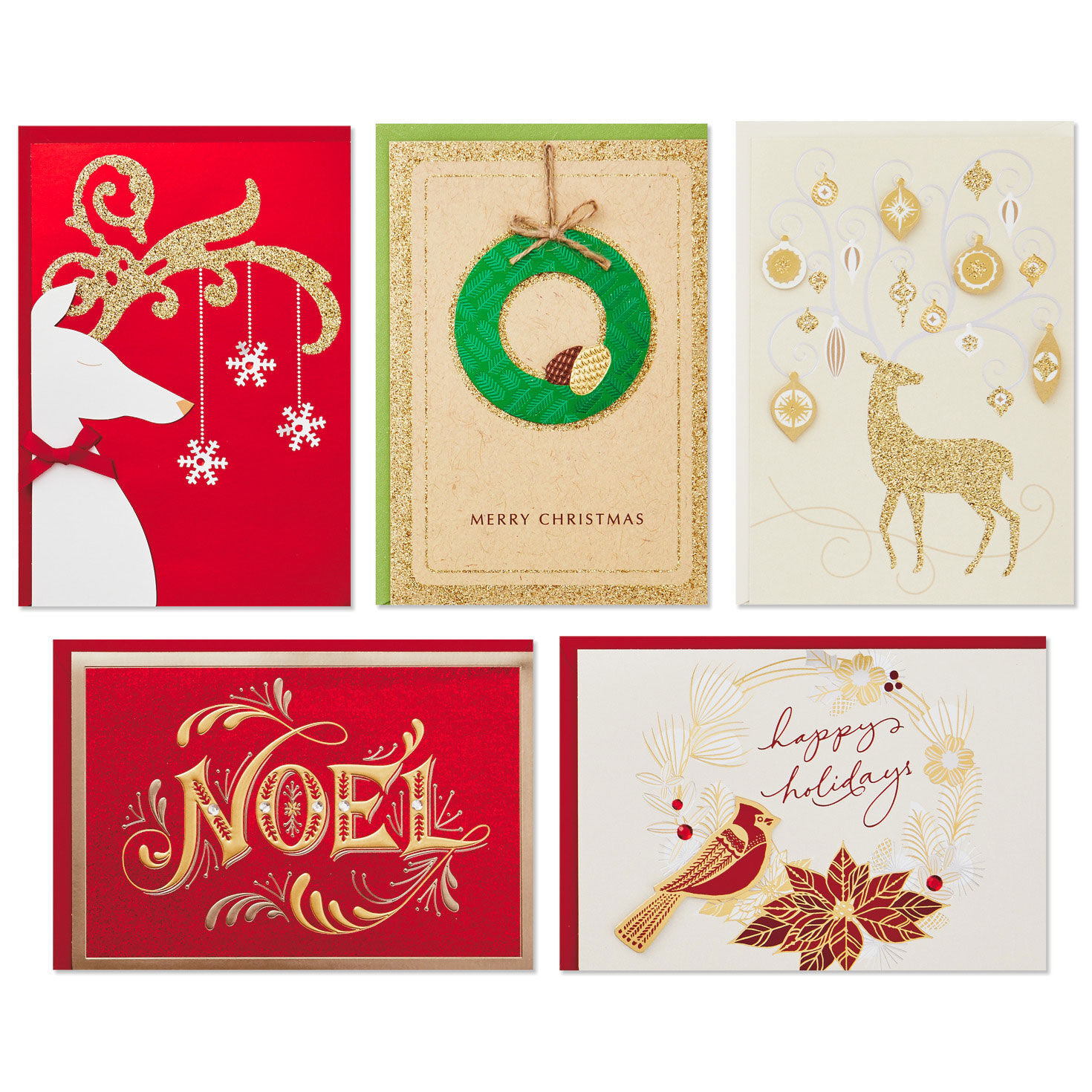 Handmade Boxed Christmas Card Assortment card fronts image number 5