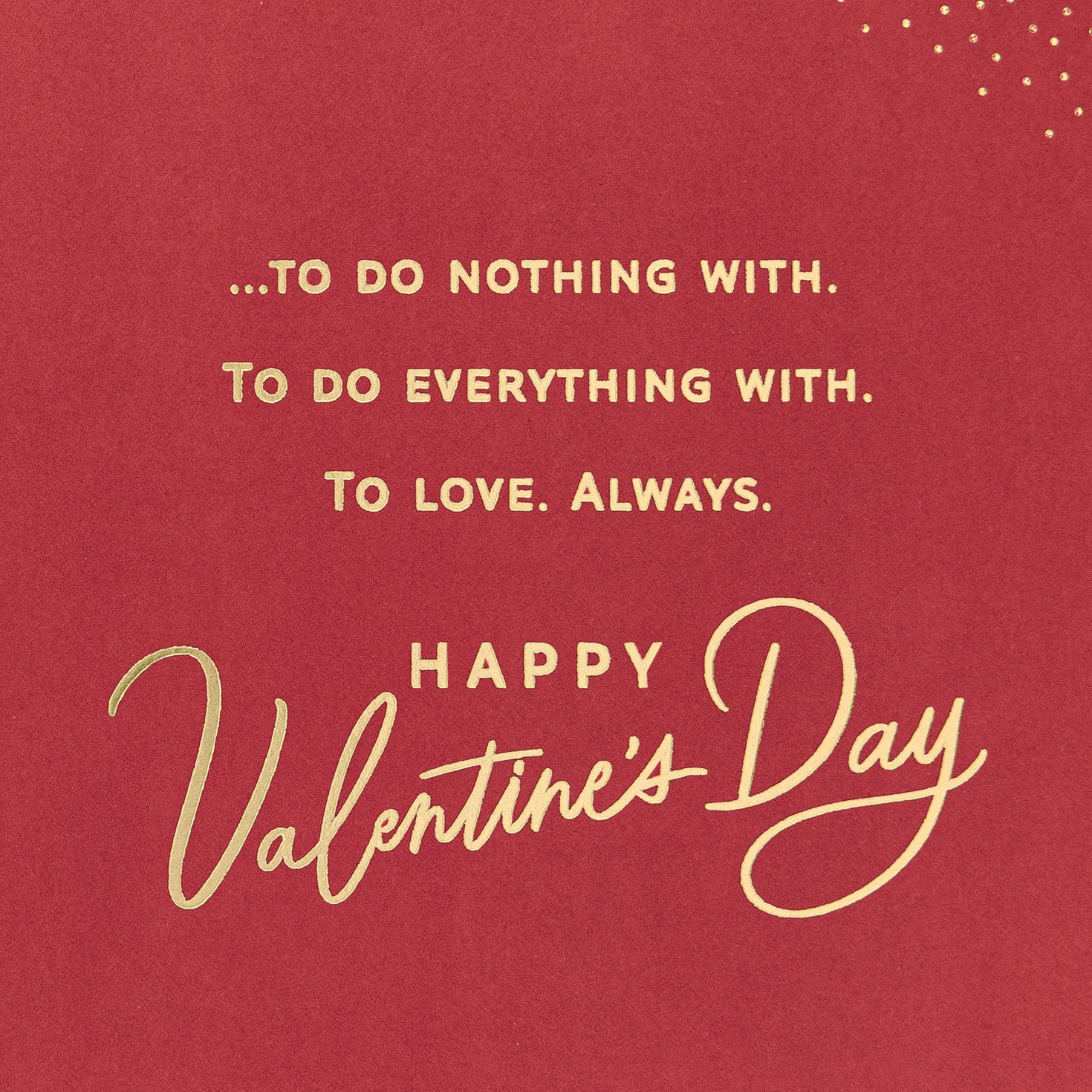 Red Bokeh Hearts Husband Valentine's Day Card Sentiment image number 2