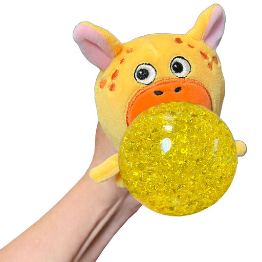 PBJ's Plush Ball Jellies Squeezable Necktarine Giraffe, 