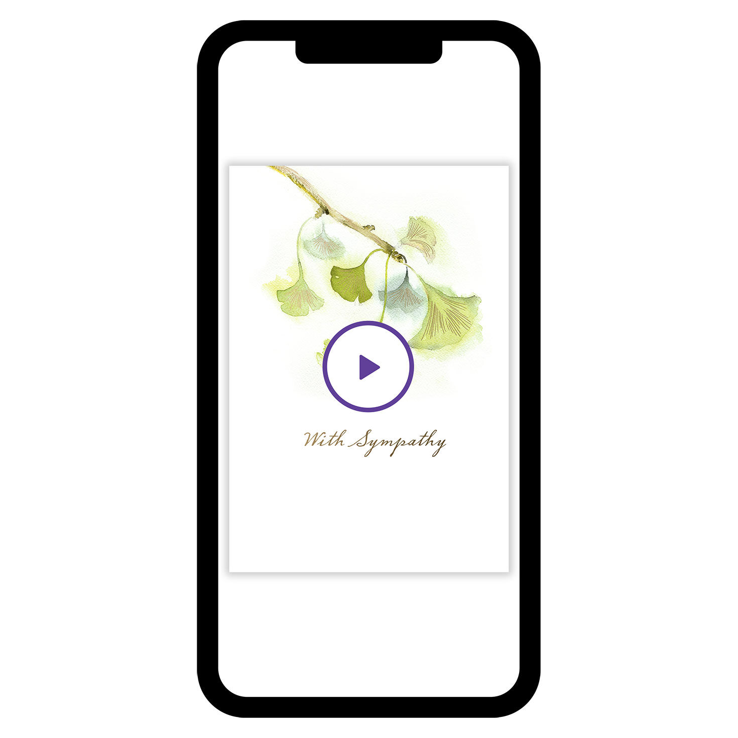 Simple Love and Comfort Sympathy eCard