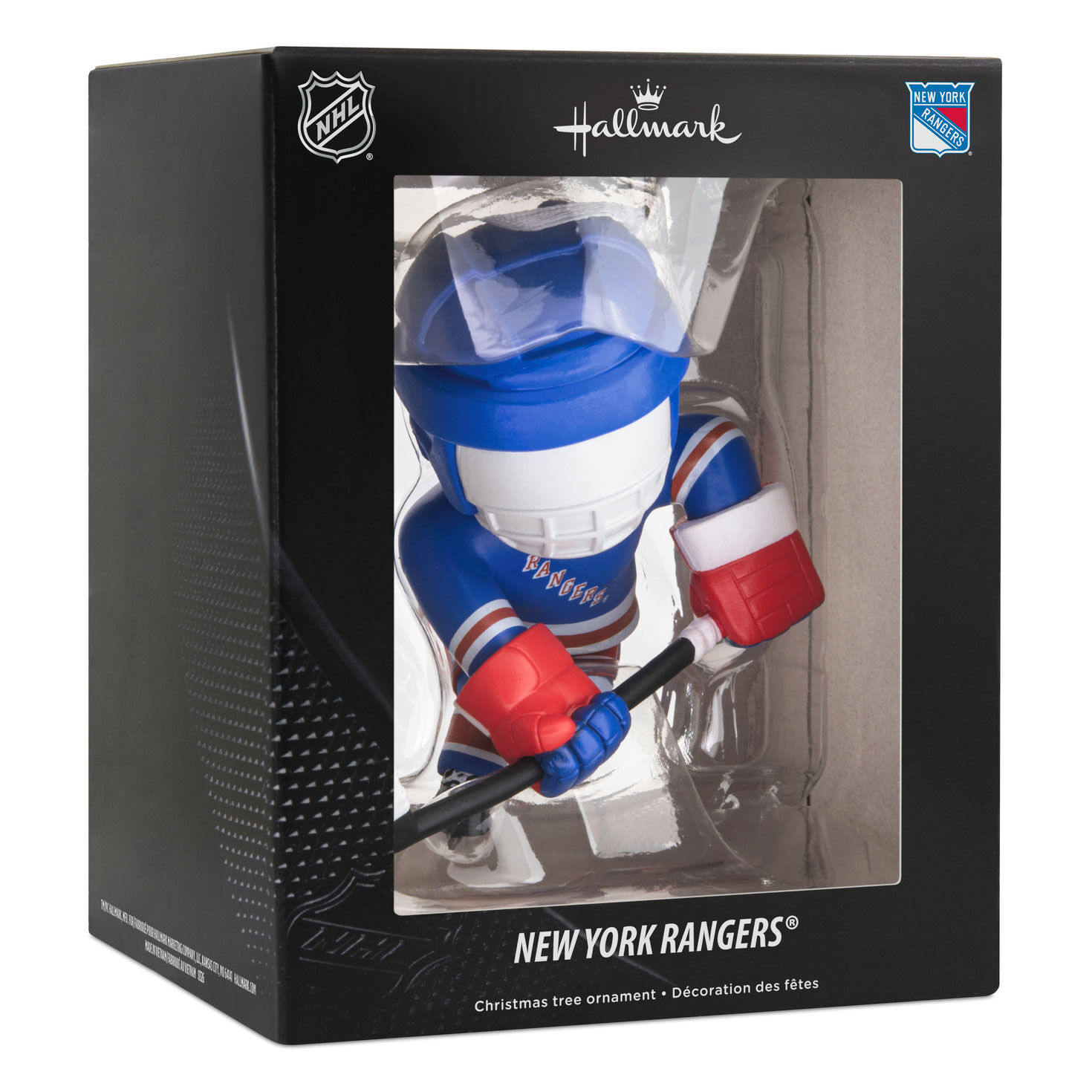 New York Rangers Hockey Player Christmas Ornament package front image number 7