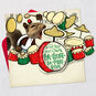 Squirrel Drummer Boy Carol Christmas Card Open card with envelope image number 2