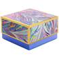 Periwinkle Marbled Medium Square Gift Box, 7", , large image number 1