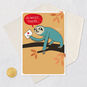 Gray Sloth Funny Belated Birthday Card Card Front with Envelope and Gold Seal image number 5