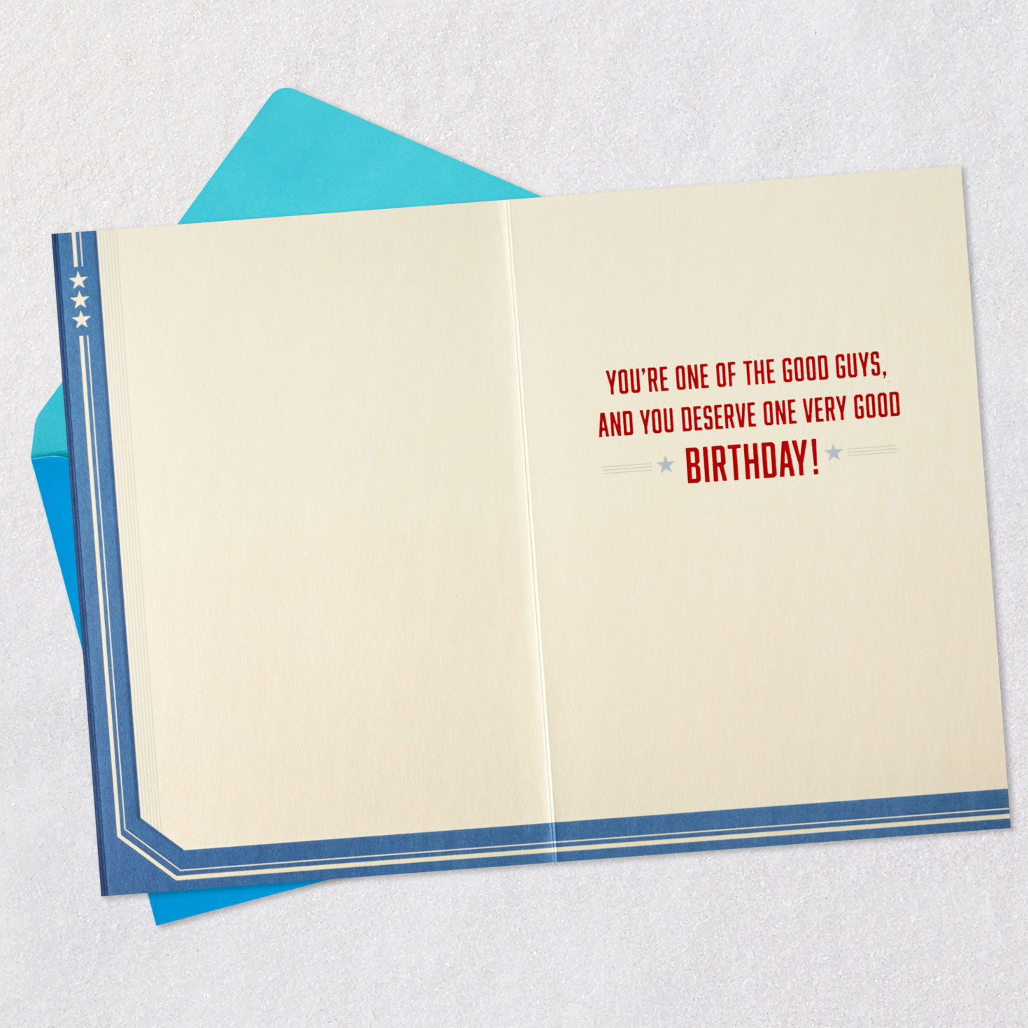 Marvel Captain America You're One of the Good Guys Birthday Card for Family Member, , large image number 3