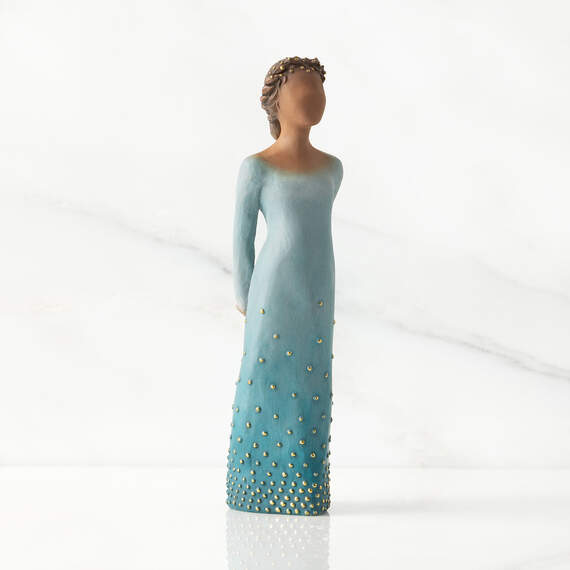 Willow Tree Radiance Woman Figurine—Brown Skin Tone, 7.5", Brown Skin Tone, large image number 3