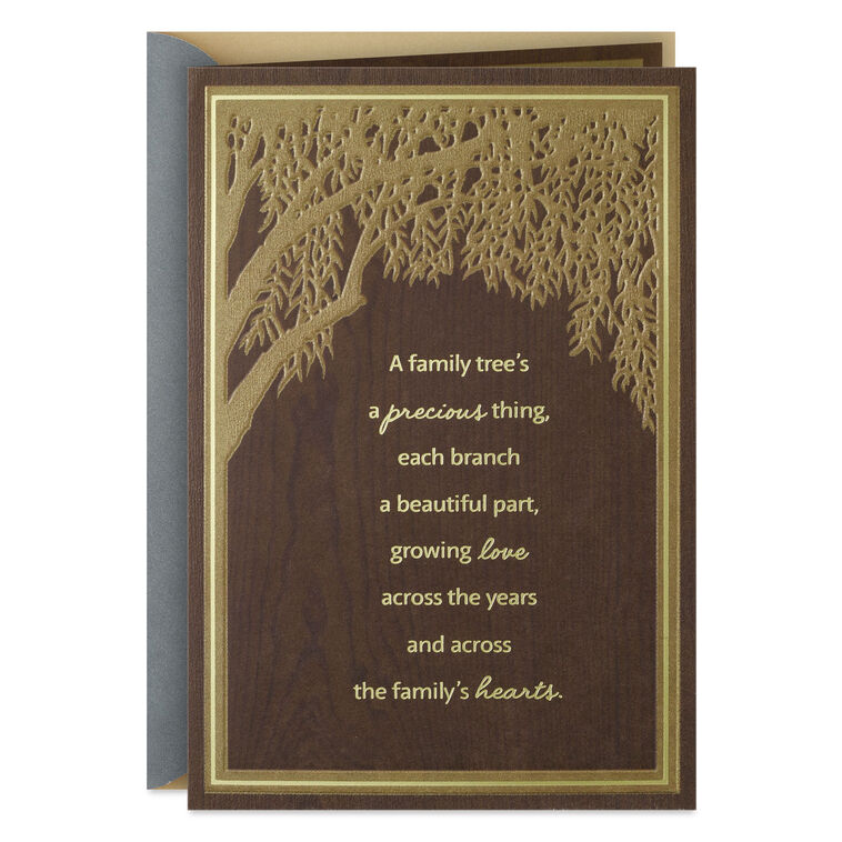 Precious Family Tree Sympathy Card for Loss of Relative