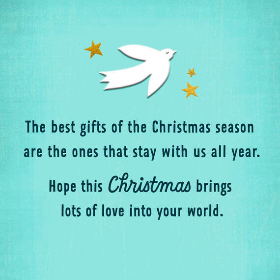 Peace, Love, Joy Christmas Card, , large image number 2