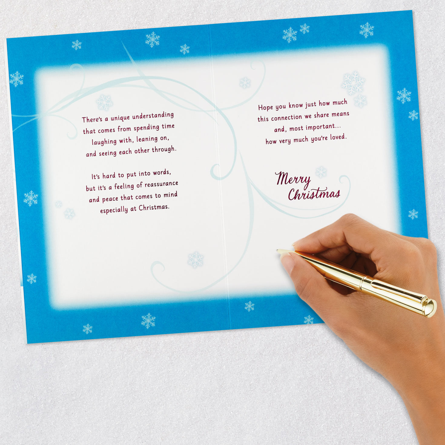 Our Connection Means So Much Christmas Card for Sister, , large image number 7