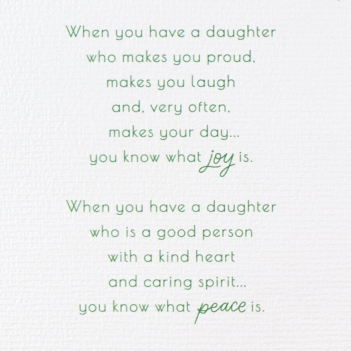 You Bring So Much Love to Life Christmas Card for Daughter, , large image number 2