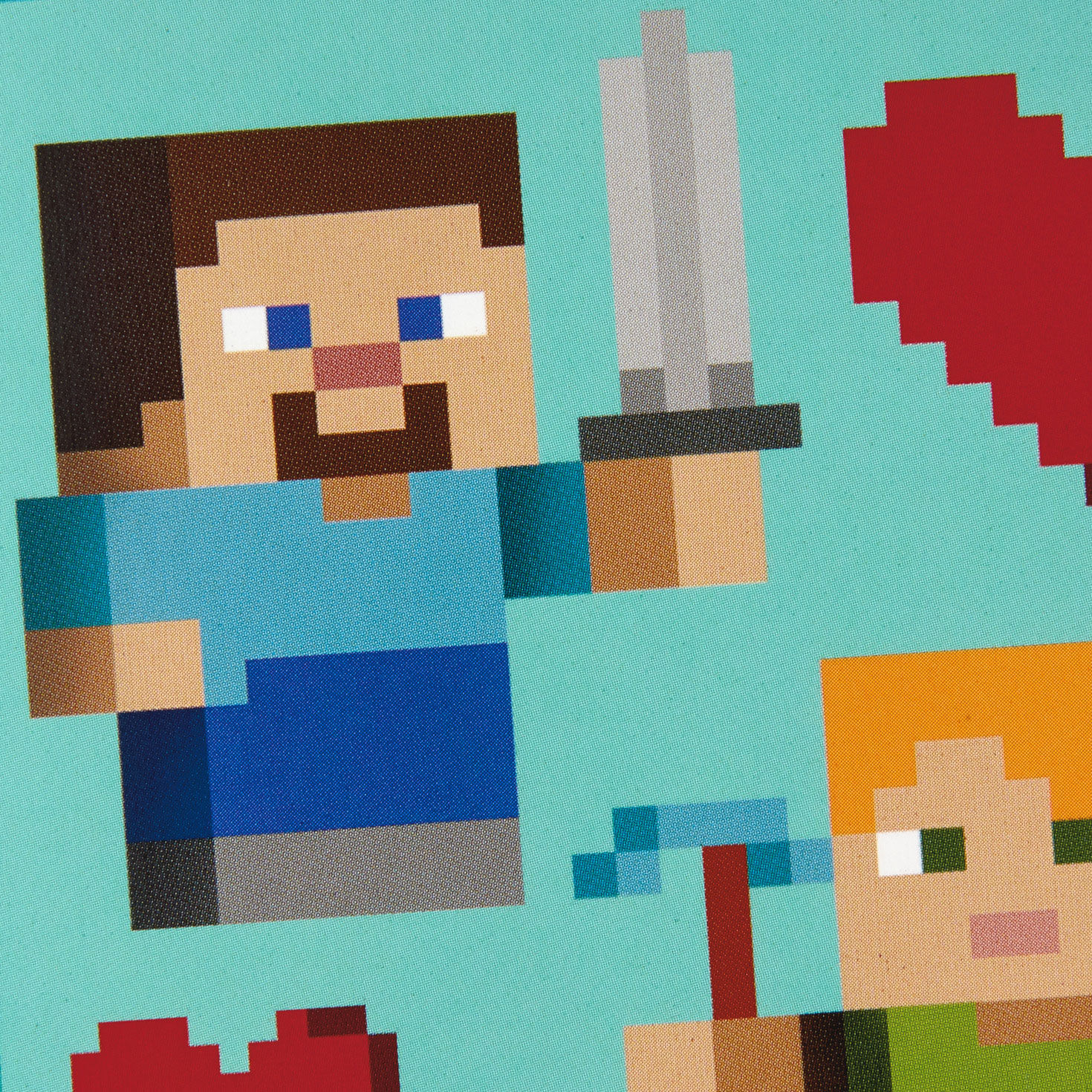 Mini Minecraft Kids Assorted Valentine's Day Cards With Stickers, Pack of 24, , large image number 5