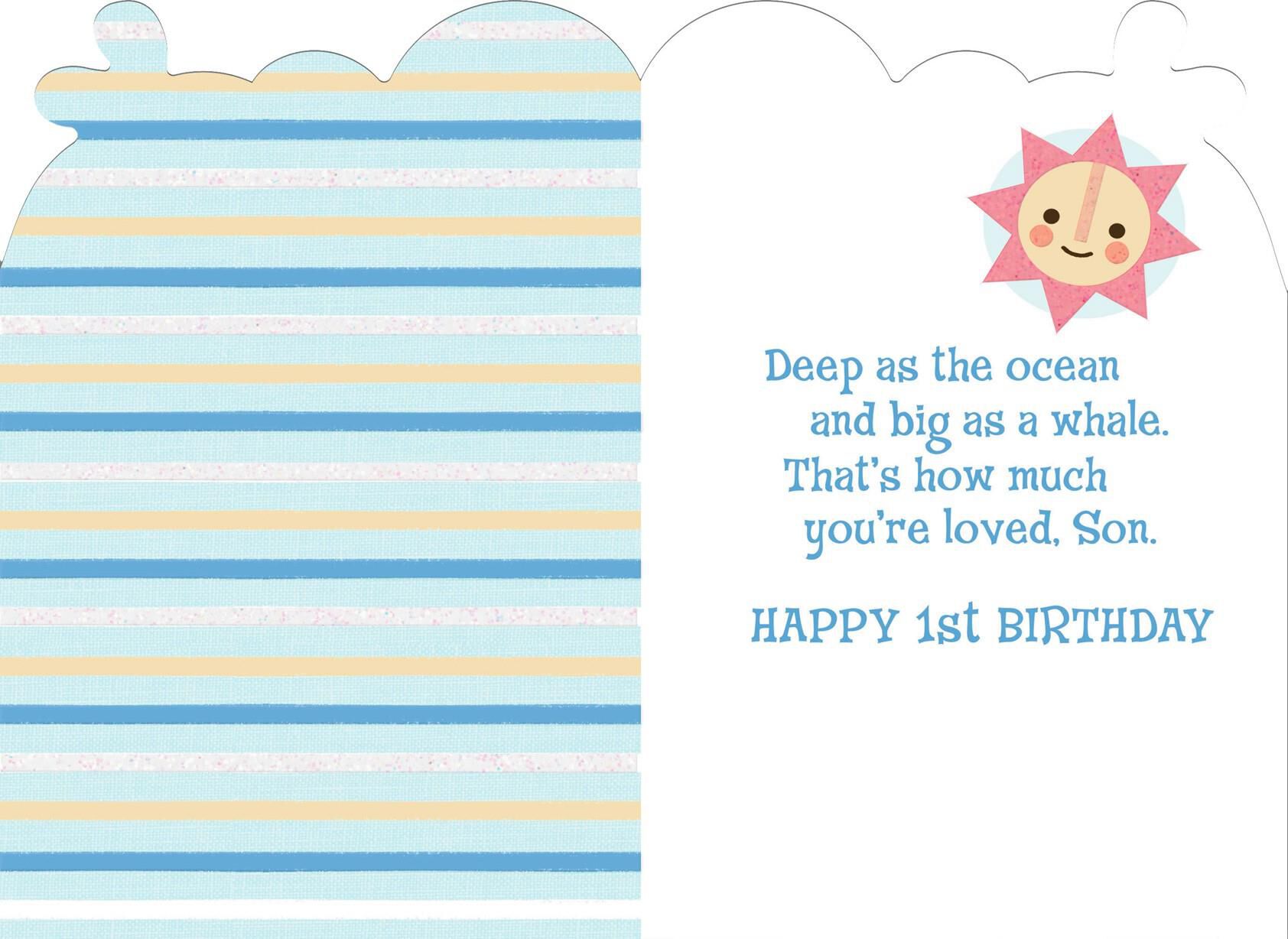 Son’s First Birthday Card