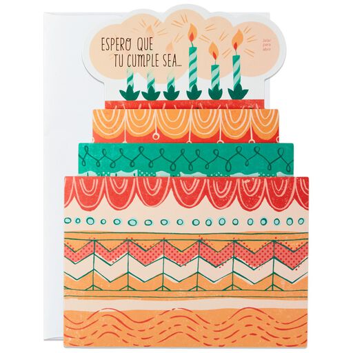 full of happiness large spanish language birthday card 12