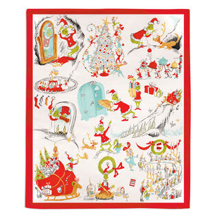 Dr. Seuss's How the Grinch Stole Christmas!™ Storybook Scenes Throw Blanket, 50x60