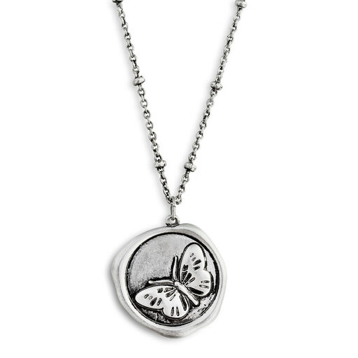 Demdaco Dear You Necklace With Courage Charm, 17.5", 