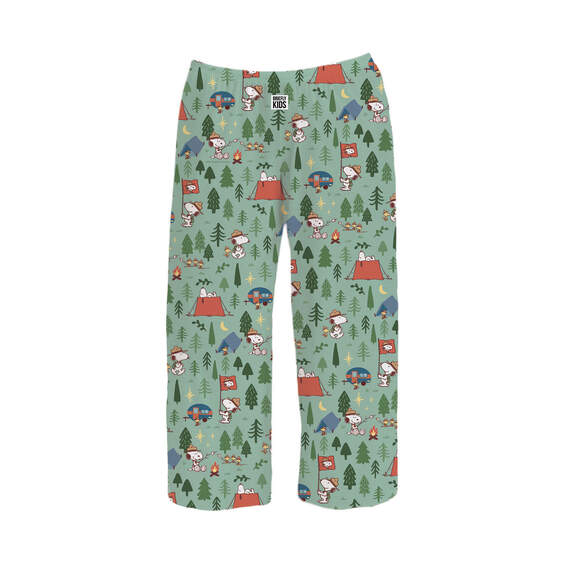 Brief Insanity Peanuts Beagle Scouts Snoopy Camping Kids Lounge Pants