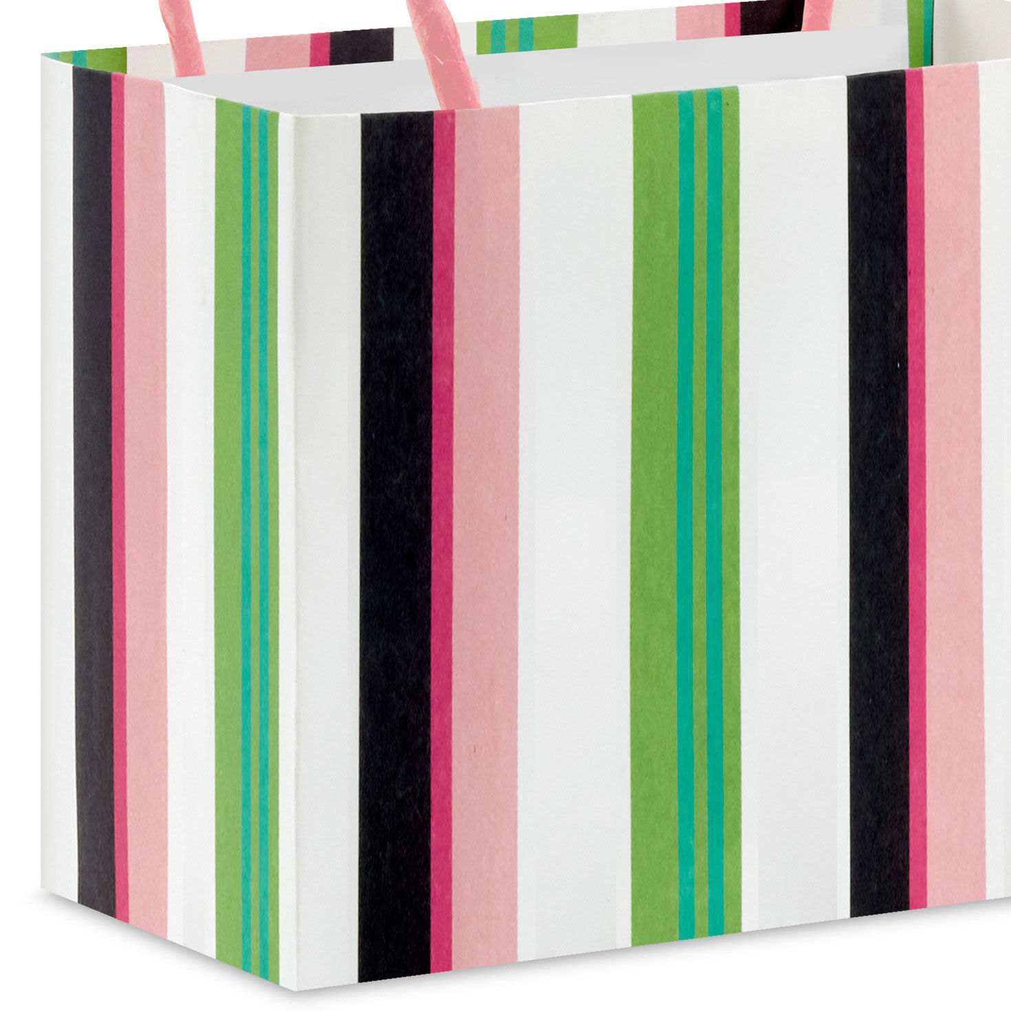 4" Pink Garden Floral Mini Horizontal Gift Bag Bundle, , large image number 4