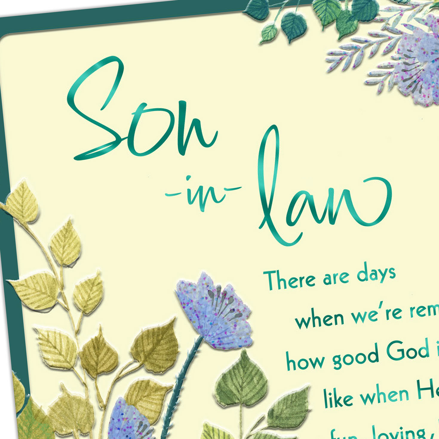 You're a Gift Religious Birthday Card for Son-in-Law, , large image number 5