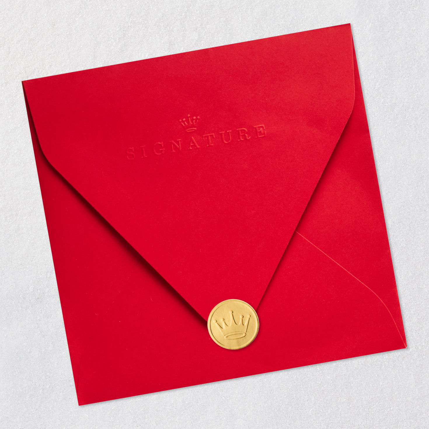 Smiling Mickey Mouse Face Blank Card Envelope Back with Seal image number 7