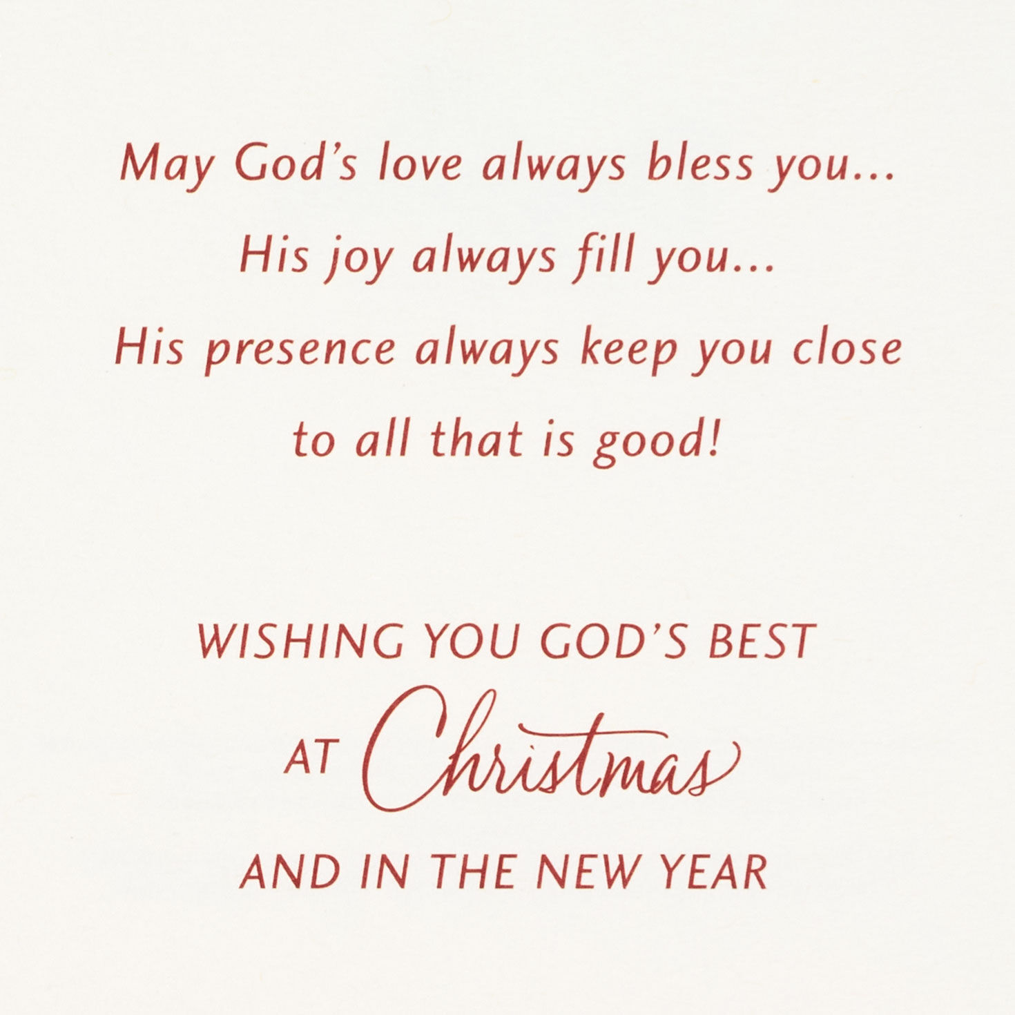 White Christmas Tree Christmas Card Sentiment image number 2