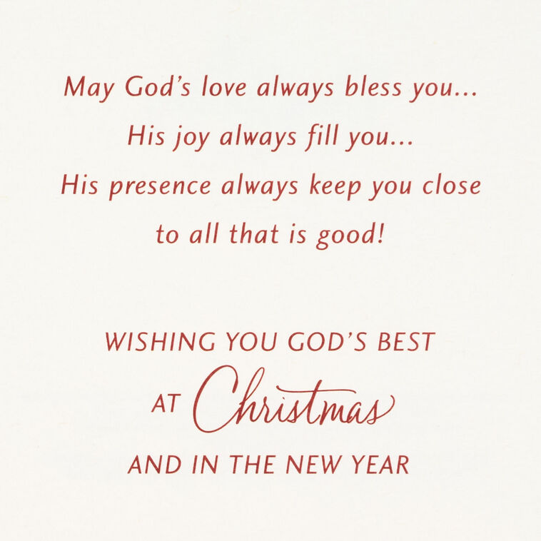 White Christmas Tree Christmas Card Sentiment image number 2