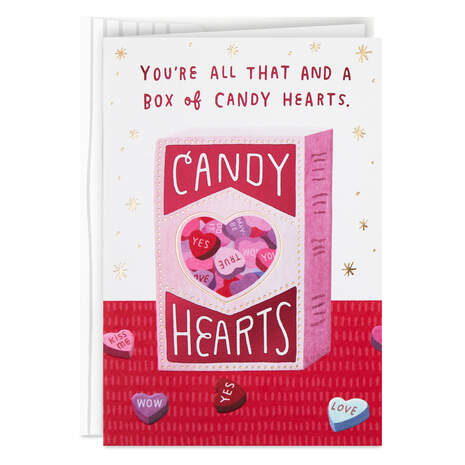 All That and a Box of Candy Hearts Valentine's Day Card, , large