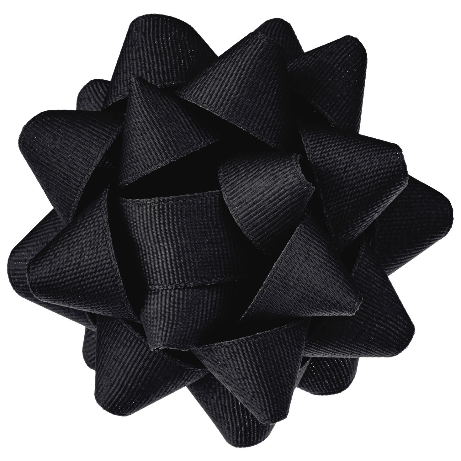 Black Grosgrain Ribbon Gift Bow 4.6