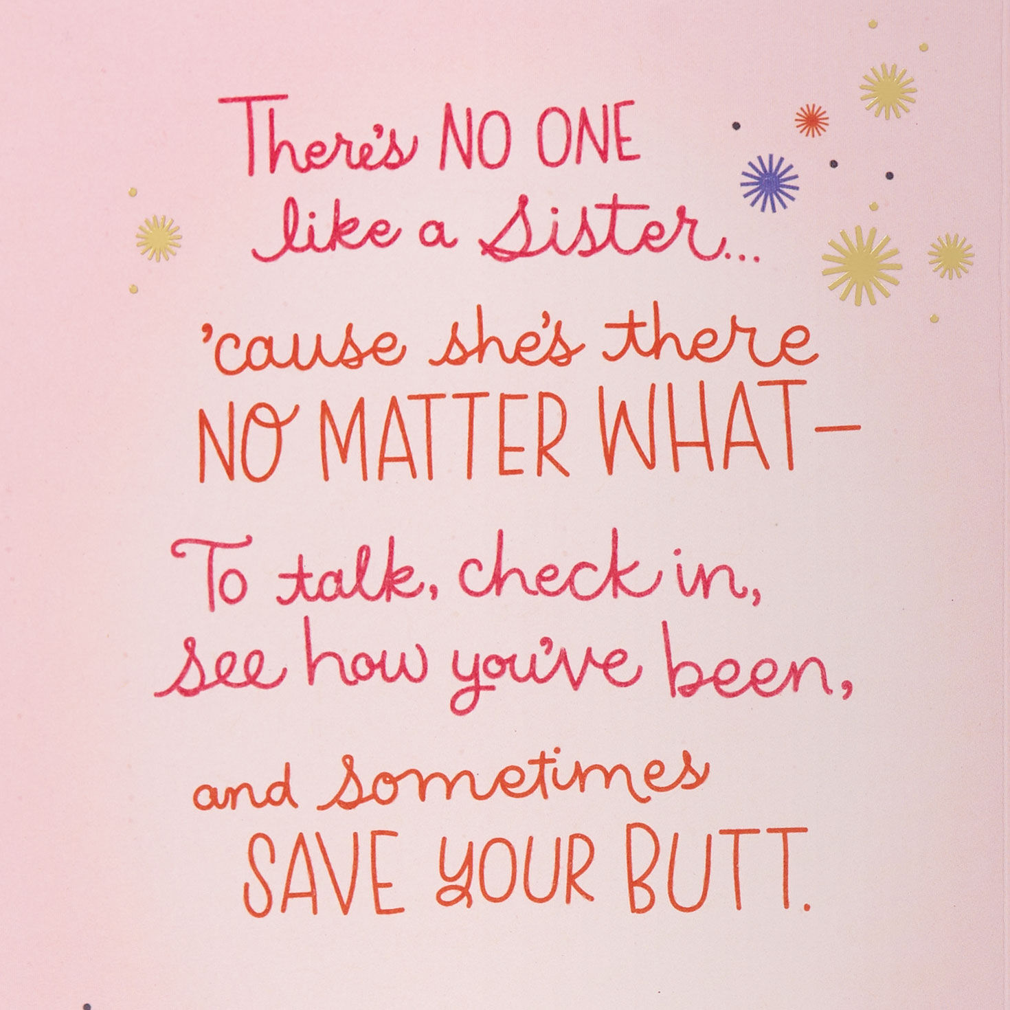 There's No One Like a Sister Birthday Card for only USD 5.99 | Hallmark