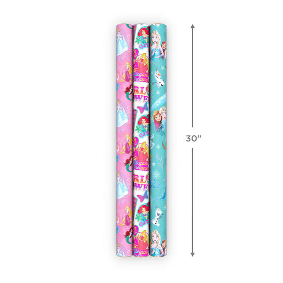 Disney Frozen and Disney Princesses Wrapping Paper Assortment, 60 sq. ft., , large image number 8