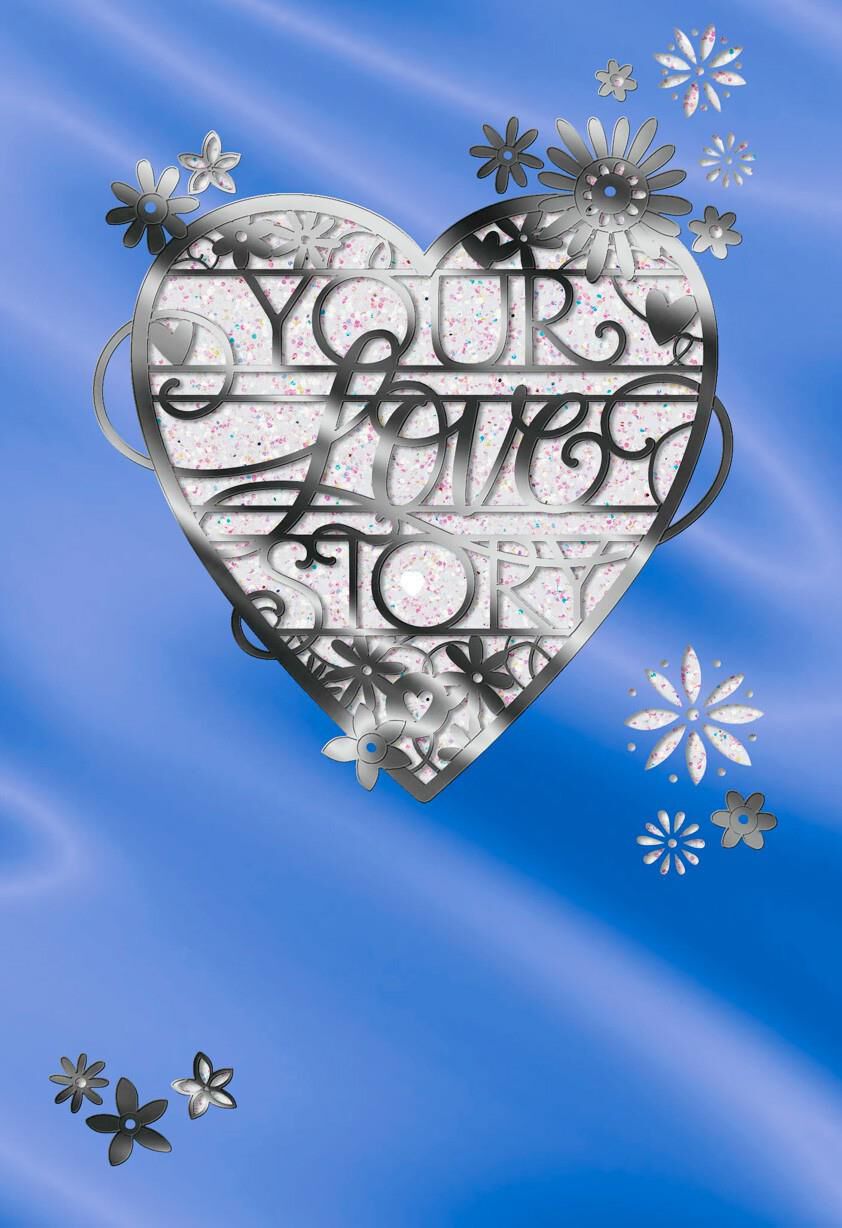 A Day as Bright as Tomorrow Wedding Card