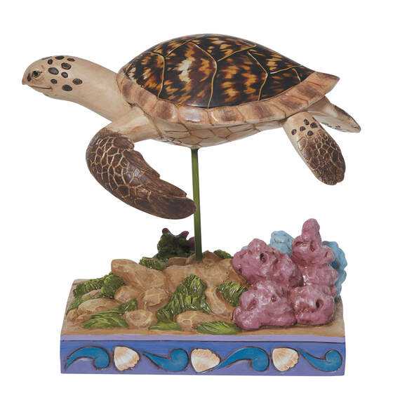 Jim Shore Hawksbill Sea Turtle Figurine, 4.5", , large image number 2