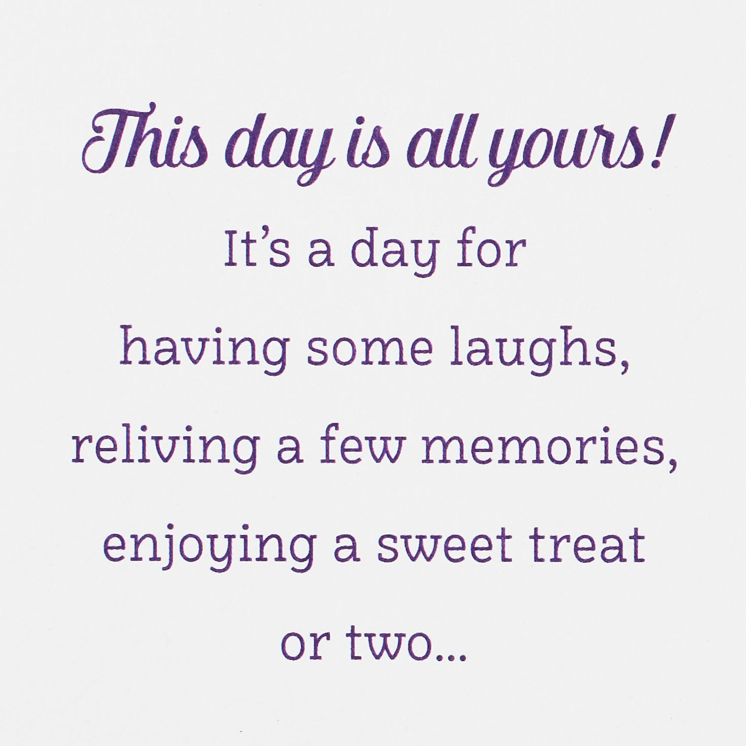 This Day Is All Yours Birthday Card for Relative, , large image number 2