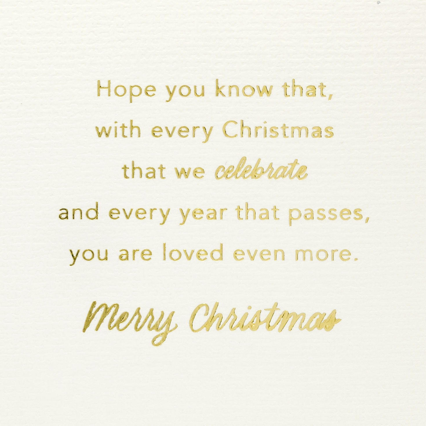Silver and Gold Gem Tree Christmas Card for Daughter sentiment image number 3