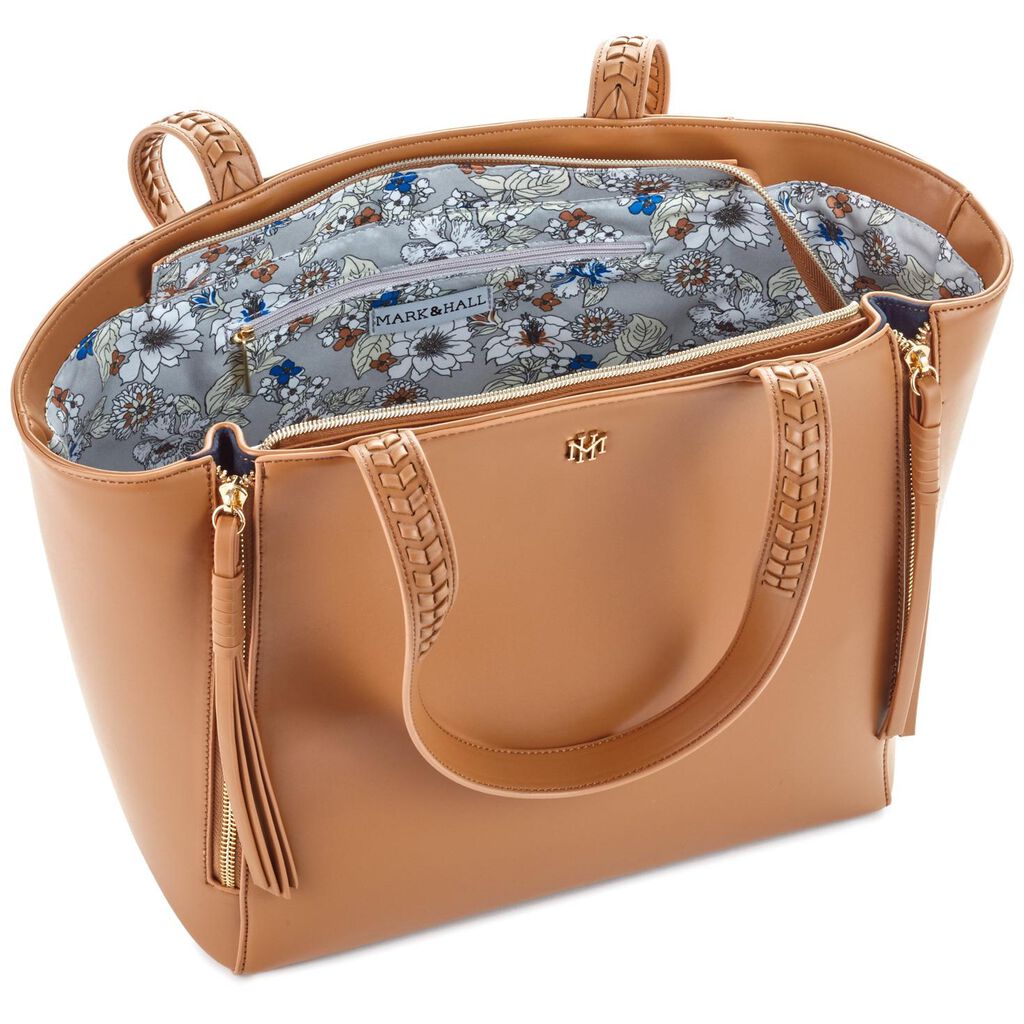 Mark & Hall Camel Expanding Tote Bag Handbags & Purses Hallmark