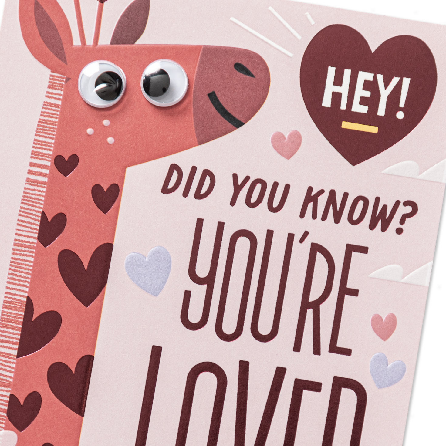 Giraffe Love Valentine's Day Card for Kids Card Front Detail image number 5