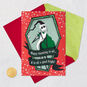 Jack Skellington Santa Christmas Card Card Front with Envelope and Gold Seal image number 6