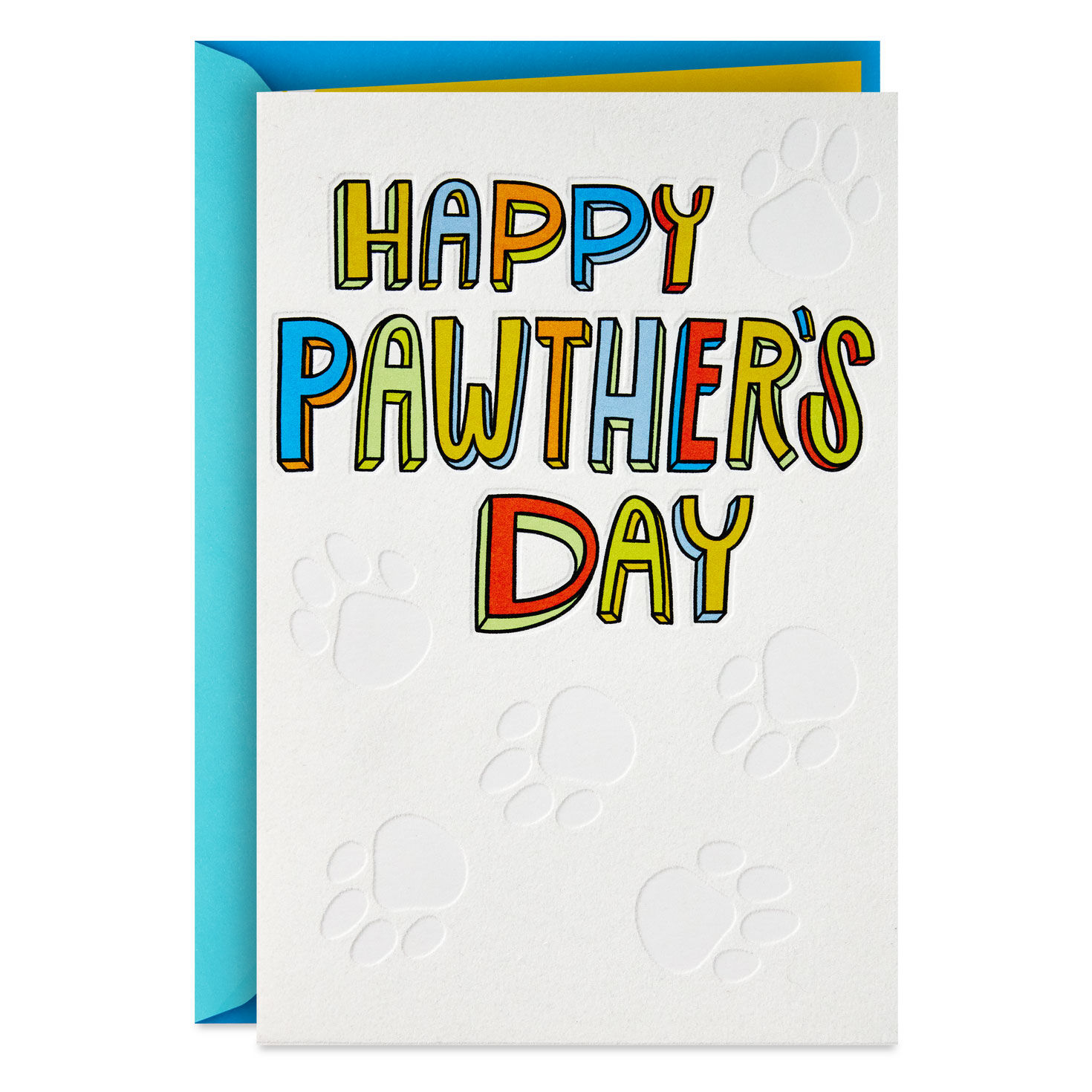 Pawther's Day Father's Day Card from Pet